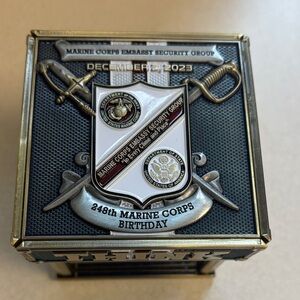 Marine Corps Embassy Security Group Commemorative Box